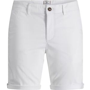 JACK & JONES Herren Chino Shorts Regular Fit 12165604,Weiß,M JACK & JONES Herren Chino Shorts Regular Fit 12165604,Weiß,M