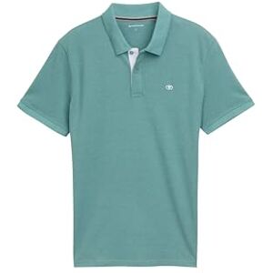 TOM TAILOR Herren 1031006 Poloshirt, 36354 Meadow Teal Dark Melange, M TOM TAILOR Herren 1031006 Poloshirt, 36354 Meadow Teal Dark Melange, M