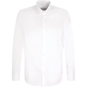Seidensticker Herren Mens Slim Longsleeve Cotton Hemd, Weiß(650400), 38 EU Seidensticker Herren Mens Slim Longsleeve Cotton Hemd, Weiß(650400), 38 EU