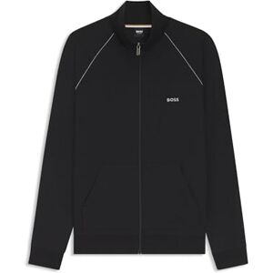 Boss Herren Mix&Match Jacket Z Jacke aus Stretch-Baumwolle mit Reißverschluss und Logo-Stickerei Schwarz001 XL Boss Herren Mix&Match Jacket Z Jacke aus Stretch-Baumwolle mit Reißverschluss und Logo-Stickerei Schwarz001 XL
