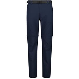 CMP Herren Pantaloni Zip Off Elasticizzati Da Uomo Hose, Black Blue, 4XL EU CMP Herren Pantaloni Zip Off Elasticizzati Da Uomo Hose, Black Blue, 4XL EU