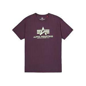 Alpha Herren Basic T-Shirt, Plum, XL Alpha Herren Basic T-Shirt, Plum, XL
