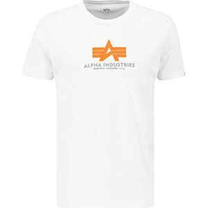 Alpha Herren Basic T Rubber T-Shirt, White, S Alpha Herren Basic T Rubber T-Shirt, White, S