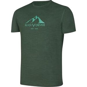 Black Crevice Herren Merino T-Shirt,Forest Green, 3XL Black Crevice Herren Merino T-Shirt,Forest Green, 3XL
