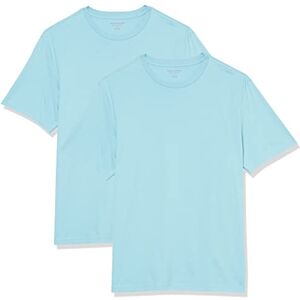 Amazon Essentials Herren T-Shirt Regular-Fit Kurzarm Rundhalsausschnitt 2er Pack Hellblau 4X-Large Big Tall Amazon Essentials Herren T-Shirt Regular-Fit Kurzarm Rundhalsausschnitt 2er Pack Hellblau 4X-Large Big Tall