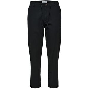 SELECTED HOMME Herren Slh172-slimtape Brody Linen Pant Noos Chinohose, Schwarz, L EU SELECTED HOMME Herren Slh172-slimtape Brody Linen Pant Noos Chinohose, Schwarz, L EU