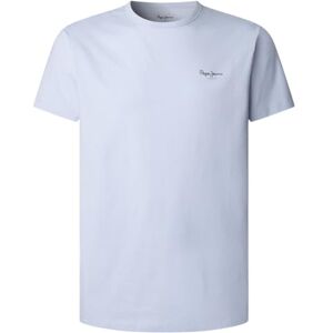 Pepe Jeans Herren Original Basic 3n T-Shirt, Blau (Bleach Blue), L Pepe Jeans Herren Original Basic 3n T-Shirt, Blau (Bleach Blue), L