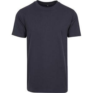 Build Your Brand Herren T-Shirt Round Neck, Männer Basic T-Shirt mit Rundhalsausschnit, Regular Fit, Baumwolle, Navy, L Build Your Brand Herren T-Shirt Round Neck, Männer Basic T-Shirt mit Rundhalsausschnit, Regular Fit, Baumwolle, Navy, L