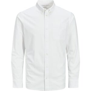 JACK & JONES Herren Jprblubrook Oxford Shirt L/S Noos Hemd, Weiß, S EU JACK & JONES Herren Jprblubrook Oxford Shirt L/S Noos Hemd, Weiß, S EU