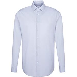Seidensticker Herren Mens Slim Longsleeve Cotton Businesshemd, Hellblau(666260), 42 EU Seidensticker Herren Mens Slim Longsleeve Cotton Businesshemd, Hellblau(666260), 42 EU