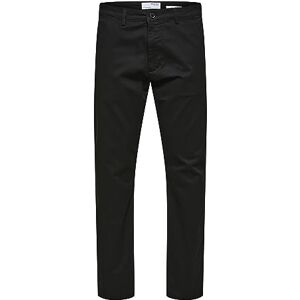 SELECTED HOMME Herren Slhslim-new Miles 175 Flex Pants W Chino, Schwarz, 38W / 32L EU SELECTED HOMME Herren Slhslim-new Miles 175 Flex Pants W Chino, Schwarz, 38W / 32L EU