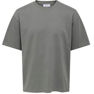 Only & Sons Herren Onscaspian AUT Tee T-Shirt, Castor Gray, XL EU Only & Sons Herren Onscaspian AUT Tee T-Shirt, Castor Gray, XL EU