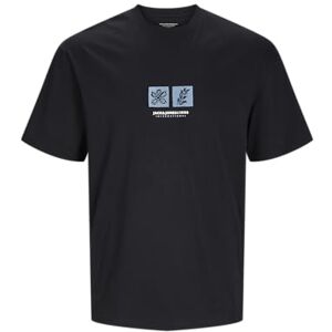 JACK & JONES JACK&JONES Herren JORPORTLAND Box Tee SS Crew Neck T-Shirt, Black, M JACK & JONES JACK&JONES Herren JORPORTLAND Box Tee SS Crew Neck T-Shirt, Black, M