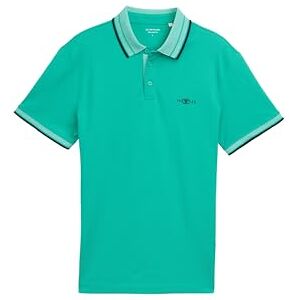 TOM TAILOR Herren 1045629 Poloshirt, 11137-Peacock Green, M TOM TAILOR Herren 1045629 Poloshirt, 11137-Peacock Green, M