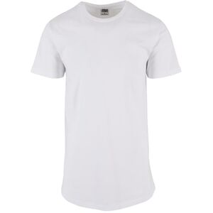 Urban Classics Herren Geformtes langes T-Shirt, Weiß, XS Urban Classics Herren Geformtes langes T-Shirt, Weiß, XS