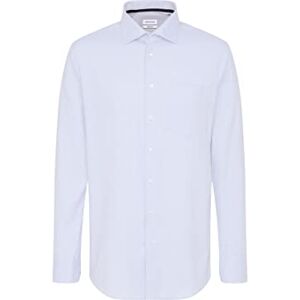 Seidensticker Herren Business-Hemd Regular Fit Bügelfrei- Kent-Kragen Langarm 100% Baumwolle Mittelblau 40 Seidensticker Herren Business-Hemd Regular Fit Bügelfrei- Kent-Kragen Langarm 100% Baumwolle Mittelblau 40