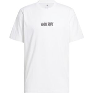 Adidas Herren Hoops Graphic Tee, White/Black, XL Adidas Herren Hoops Graphic Tee, White/Black, XL