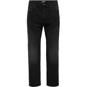 Only & Sons Herren Onsweft Reg. Box Azg DNM Mu Otl, Washed Black, 28 W/ 32 L Only & Sons Herren Onsweft Reg. Box Azg DNM Mu Otl, Washed Black, 28 W/ 32 L