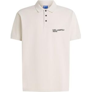 KARL LAGERFELD JEANS Regular Pique Polo, Moonstruck, L KARL LAGERFELD JEANS Regular Pique Polo, Moonstruck, L