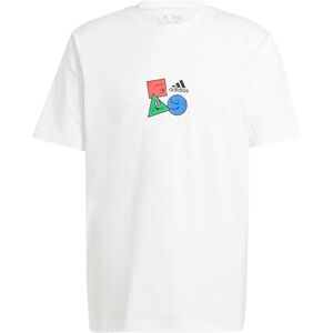 Adidas Herren Positivity Shapes Graphic Tee, White, XL Adidas Herren Positivity Shapes Graphic Tee, White, XL