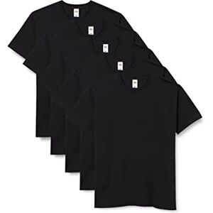Fruit of the Loom Herren Iconic, Lightweight Ringspun Tee, 5 Pack T-Shirt, Schwarz (Black 36), XX-Large (Herstellergröße: 2XL) (5er Pack) Fruit of the Loom Herren Iconic, Lightweight Ringspun Tee, 5 Pack T-Shirt, Schwarz (Black 36), XX-Large (Herstellergröße: 2XL) (5er Pack)