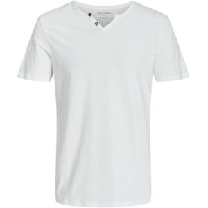 JACK & JONES Herren Jjesplit Neck Tee Noos T Shirt, Cloud Dancer, L EU JACK & JONES Herren Jjesplit Neck Tee Noos T Shirt, Cloud Dancer, L EU