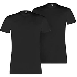 Puma Herren Basic Men's Crew Neck T-shirt (2 Pack) Underwear, Schwarz, XL EU Puma Herren Basic Men's Crew Neck T-shirt (2 Pack) Underwear, Schwarz, XL EU