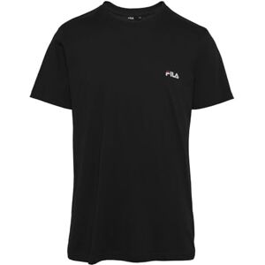 FILA Herren-T-Shirt, 100% Baumwolle, Normale Passform, kurzärmelig, Schwarz, L FILA Herren-T-Shirt, 100% Baumwolle, Normale Passform, kurzärmelig, Schwarz, L