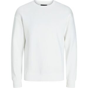 JACK & JONES Herren Jjestar Basic Crew Neck Sweatshirt, Cloud Dancer, M EU JACK & JONES Herren Jjestar Basic Crew Neck Sweatshirt, Cloud Dancer, M EU