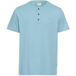 camel active Herren Kurzarm Henley T-Shirt mit Knopfleiste Blau, Menswear-L camel active Herren Kurzarm Henley T-Shirt mit Knopfleiste Blau, Menswear-L