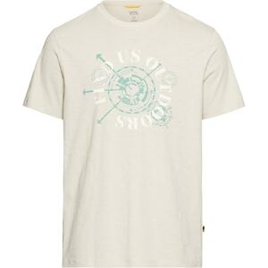 camel active Herren T-Shirt mit Print aus Organic Cotton Beige, Menswear-L camel active Herren T-Shirt mit Print aus Organic Cotton Beige, Menswear-L