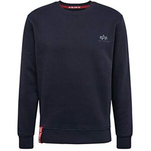 Alpha Basic Sweater Small Logo Sweatshirt für Herren Rep.Blue Alpha Basic Sweater Small Logo Sweatshirt für Herren Rep.Blue