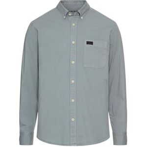camel active Herren Langarmhemd mit Button-Down Kragen Steinblau, Menswear-L camel active Herren Langarmhemd mit Button-Down Kragen Steinblau, Menswear-L