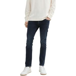 TOM TAILOR Herren Troy Slim Jeans mit Stretch, 10173 Dark Stone Blue Black Denim, 36/34 TOM TAILOR Herren Troy Slim Jeans mit Stretch, 10173 Dark Stone Blue Black Denim, 36/34