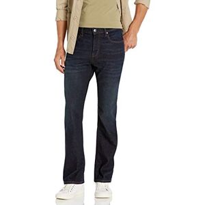 Amazon Essentials Herren Bootcut-Jeans mit gerader Passform Auslauffarben, Dunkles Indigo Batik, 32W / 30L Amazon Essentials Herren Bootcut-Jeans mit gerader Passform Auslauffarben, Dunkles Indigo Batik, 32W / 30L
