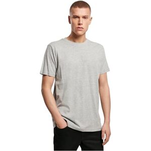 Build Your Brand Herren T-Shirt Round Neck, Männer Basic T-Shirt mit Rundhalsausschnit, Regular Fit, Baumwolle, Heather grey, 5XL Build Your Brand Herren T-Shirt Round Neck, Männer Basic T-Shirt mit Rundhalsausschnit, Regular Fit, Baumwolle, Heather grey, 5XL