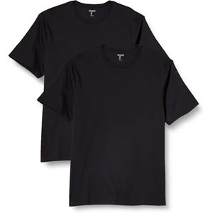 Amazon Essentials Herren T-Shirt Regular-Fit Kurzarm Rundhalsausschnitt 2er Pack Schwarz 3X-Large Big Tall Amazon Essentials Herren T-Shirt Regular-Fit Kurzarm Rundhalsausschnitt 2er Pack Schwarz 3X-Large Big Tall