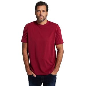 JP 1880 Herren große Größen Übergrößen Menswear L-8XL T-Shirt, Basic, Rundhals, gekämmte Baumwolle dunkelrot L 702558540-L JP 1880 Herren große Größen Übergrößen Menswear L-8XL T-Shirt, Basic, Rundhals, gekämmte Baumwolle dunkelrot L 702558540-L