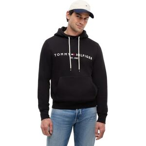 Tommy Hilfiger Herren Hoodie Core Tommy Logo mit Kapuze, Schwarz (Jet Black), XL Tommy Hilfiger Herren Hoodie Core Tommy Logo mit Kapuze, Schwarz (Jet Black), XL