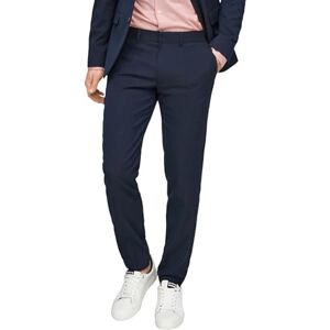 s.Oliver BLACK LABEL Herren 160.11.899.18.180.1259020 Anzughose mit Stretchkomfort, Blau (Dark Blue 5978), 48 s.Oliver BLACK LABEL Herren 160.11.899.18.180.1259020 Anzughose mit Stretchkomfort, Blau (Dark Blue 5978), 48
