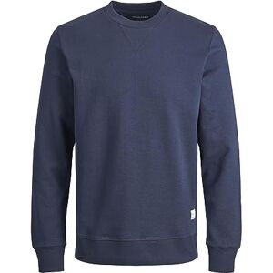 JACK & JONES Herren Jjebasic Crew Neck Noos Sweatshirt, Marineblau Blazer, XL EU JACK & JONES Herren Jjebasic Crew Neck Noos Sweatshirt, Marineblau Blazer, XL EU