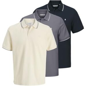 JACK & JONES Jjeaustin Polo Ss 3Pk Mp JACK & JONES Jjeaustin Polo Ss 3Pk Mp