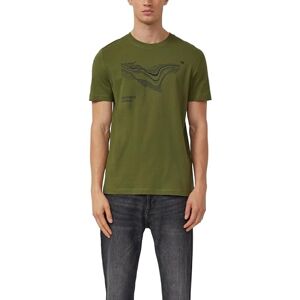 s.Oliver Baumwoll-T-Shirt mit Crew Neck und Front-Print s.Oliver Baumwoll-T-Shirt mit Crew Neck und Front-Print