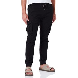Alpha Cotton Twill Jogger Freizeithose für Herren Black Alpha Cotton Twill Jogger Freizeithose für Herren Black