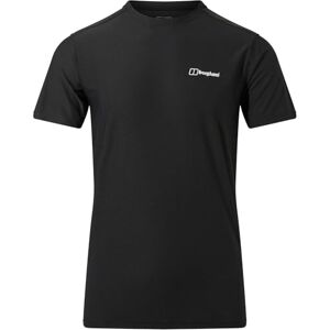 Berghaus Herren 24/7 Kurzärmeliges Baselayer-Funktions-T-Shirt mit Rundhalsausschnitt T-Shirt, Schwarz/Schwarz, M Berghaus Herren 24/7 Kurzärmeliges Baselayer-Funktions-T-Shirt mit Rundhalsausschnitt T-Shirt, Schwarz/Schwarz, M