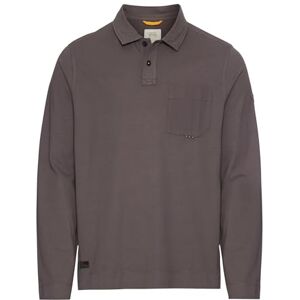 camel active Herren Langarm Poloshirt aus Reiner Baumwolle Grau, Menswear-XL camel active Herren Langarm Poloshirt aus Reiner Baumwolle Grau, Menswear-XL
