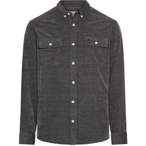 camel active Herren Langarmhemd mit aufgesetzten Taschen Schwarz, Menswear-L camel active Herren Langarmhemd mit aufgesetzten Taschen Schwarz, Menswear-L