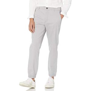 Amazon Essentials Herren Chino-Jogginghose mit schmaler Passform, Hellgrau, L Amazon Essentials Herren Chino-Jogginghose mit schmaler Passform, Hellgrau, L