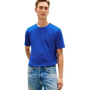 Tommy Hilfiger Herren T-Shirt Kurzarm Seasonal Solid Tee mit Rundhalsausschnitt, Blau (Regal Blue), XL Tommy Hilfiger Herren T-Shirt Kurzarm Seasonal Solid Tee mit Rundhalsausschnitt, Blau (Regal Blue), XL