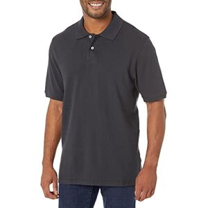 Amazon Essentials Herren Polohemd aus Baumwollpiqué in normaler Passform (erhältlich in Übergrößen), Schwarz, XL Amazon Essentials Herren Polohemd aus Baumwollpiqué in normaler Passform (erhältlich in Übergrößen), Schwarz, XL